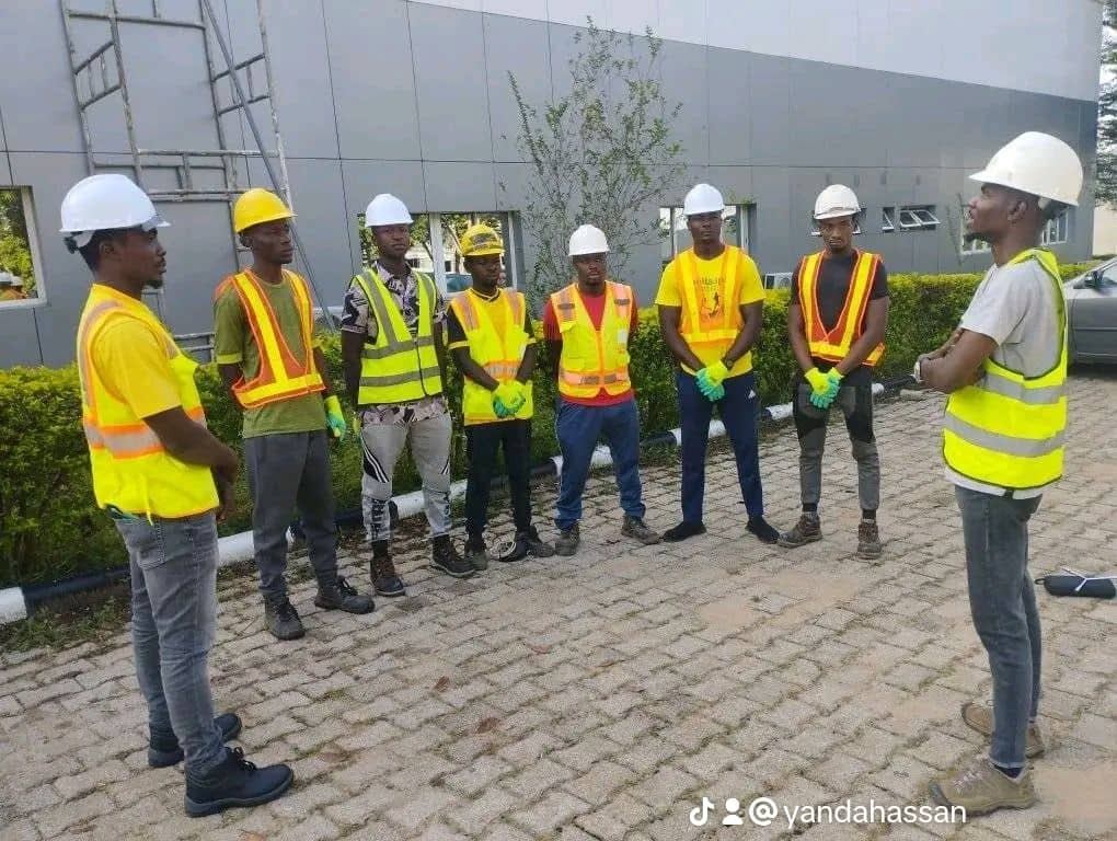 Jacbit Integrated Service team on-site during a solar installation project